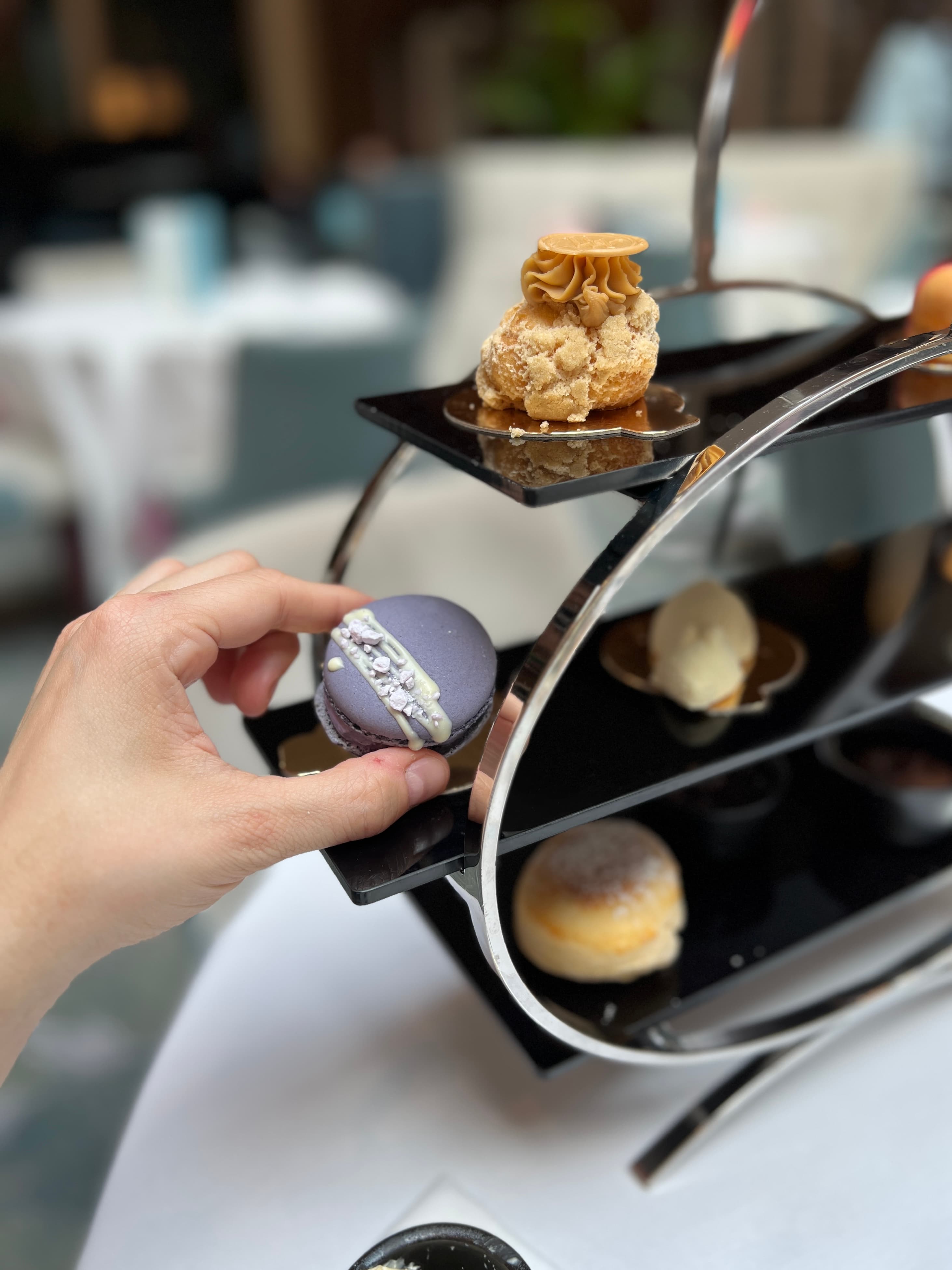 Parma Violet macaron
